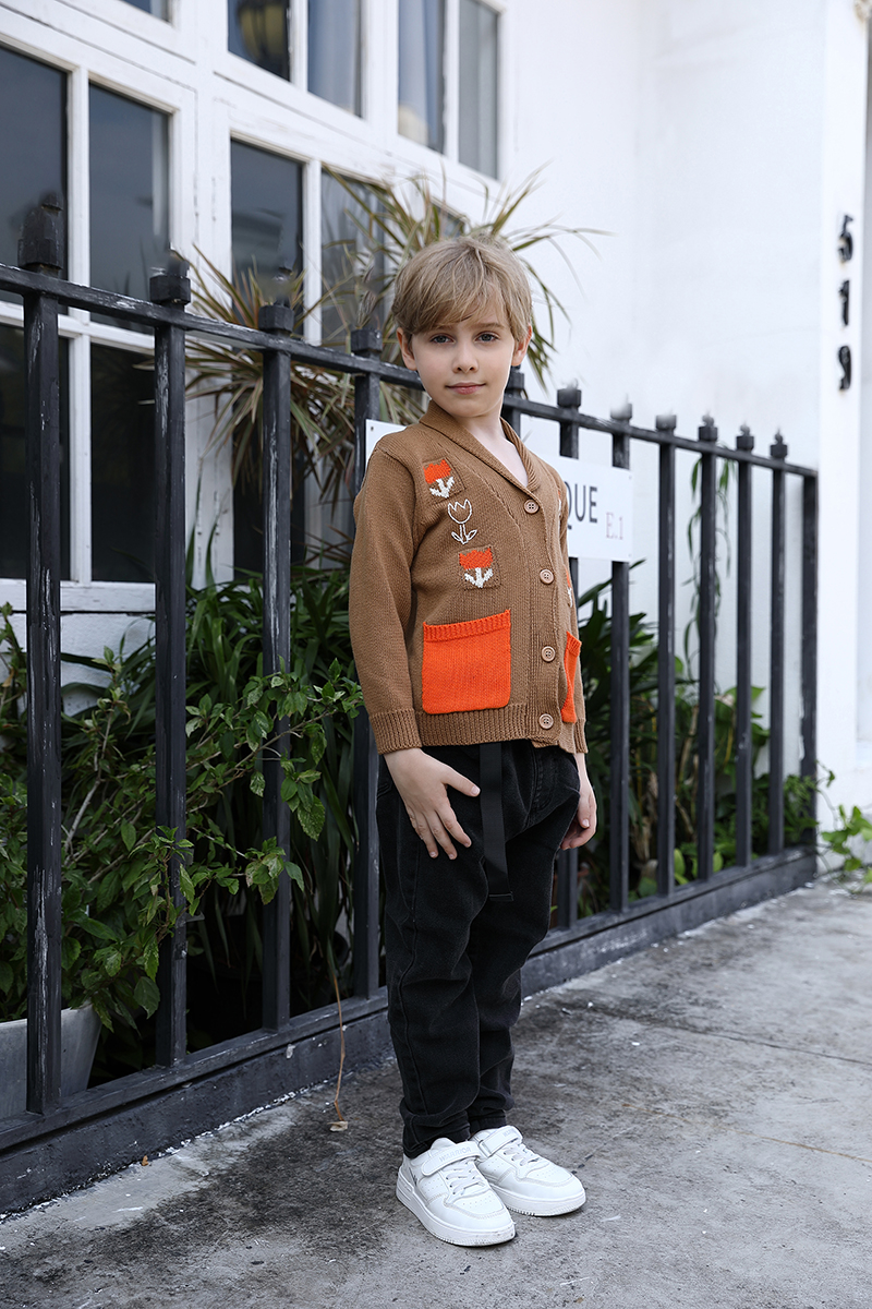 boys cardigan China supplier