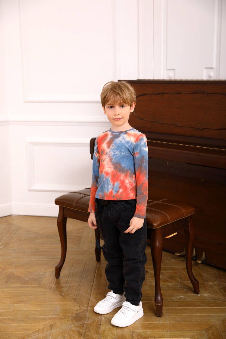 little boys tie dye t shirt