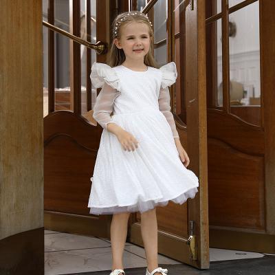 White tulle princess dress