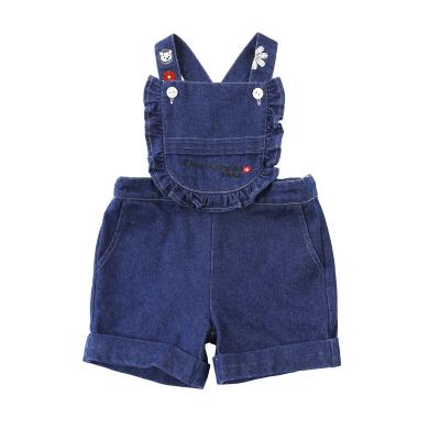 suspenders denim shorts for girls