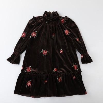 Velvet girl dress
