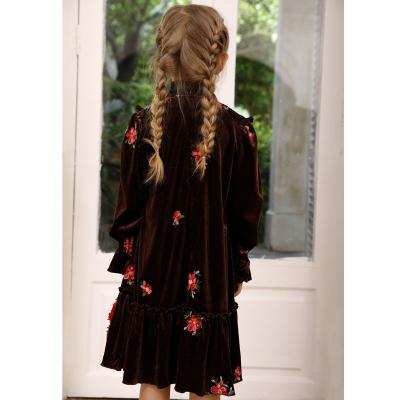 Velvet girl dress