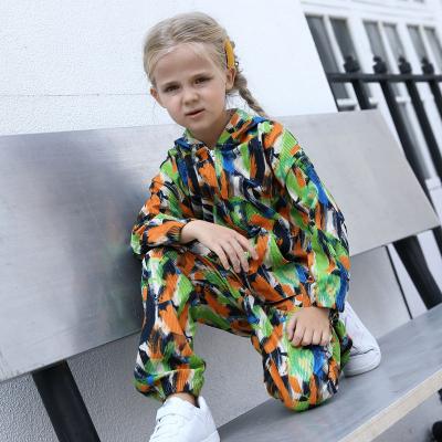 girls fashion tracksuit 2pcs