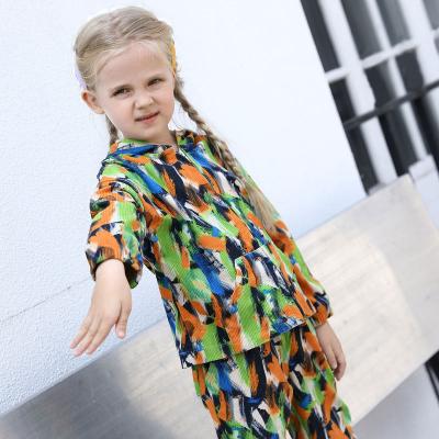 girls fashion tracksuit 2pcs