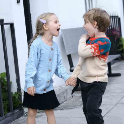 Girls blue cardigan