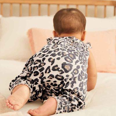 baby girls Leopard printed rompers