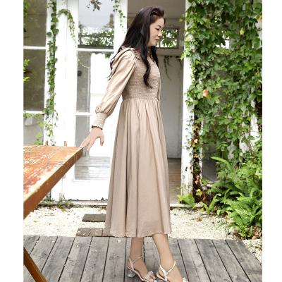 khaki women summer dress