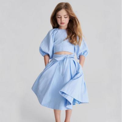 kids girls skirt set