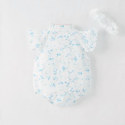 Floral printing jumpsuit